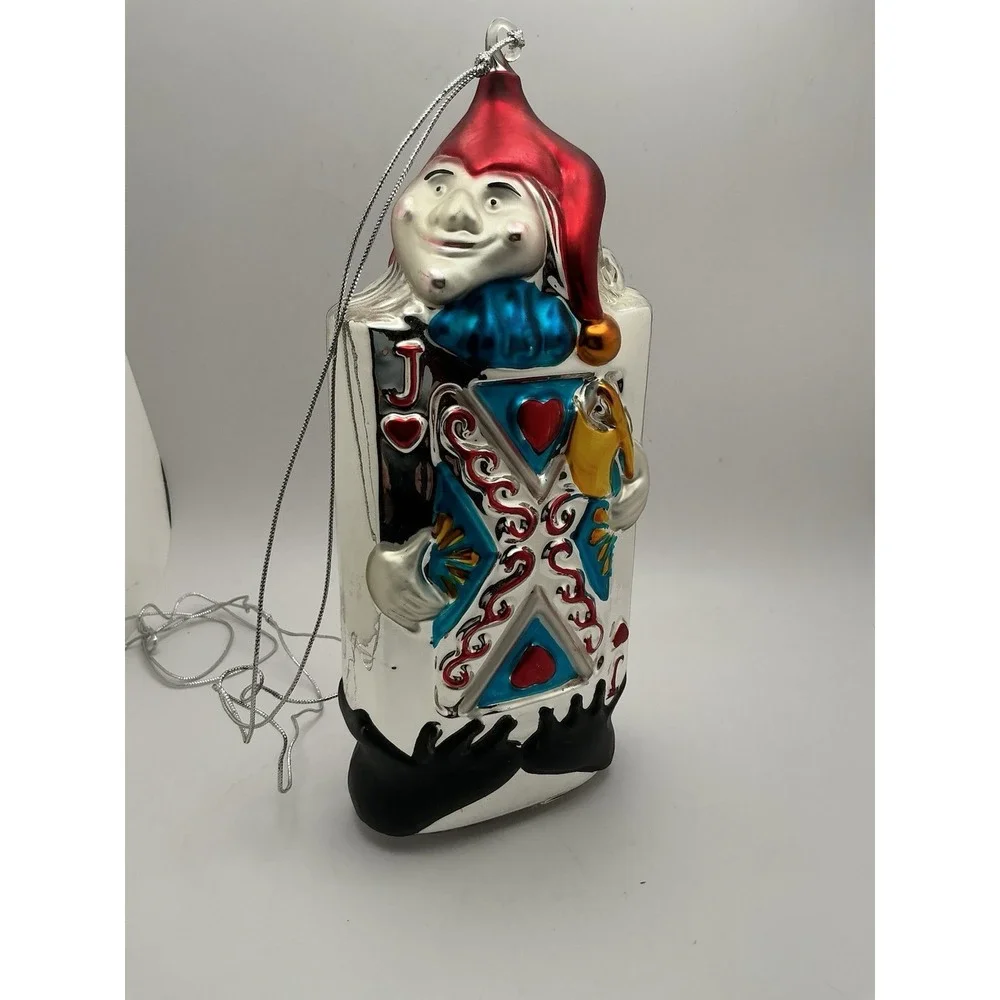 Vintage Dept. 56 Mercury Glass‎ Jack of Hearts 10